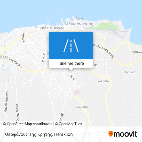 Θεοφάνους Της Κρήτης map