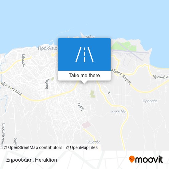 Ξηρουδάκη map