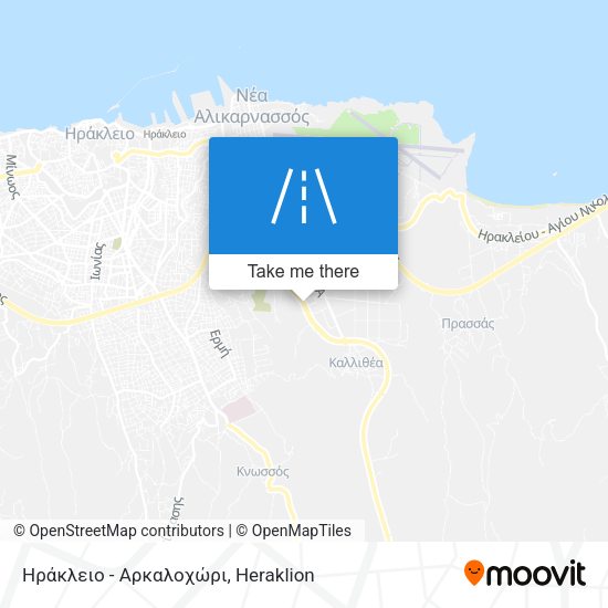 Ηράκλειο - Αρκαλοχώρι map