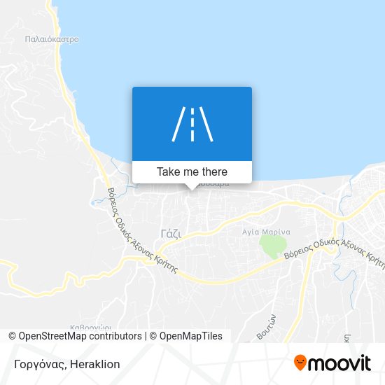 Γοργόνας map