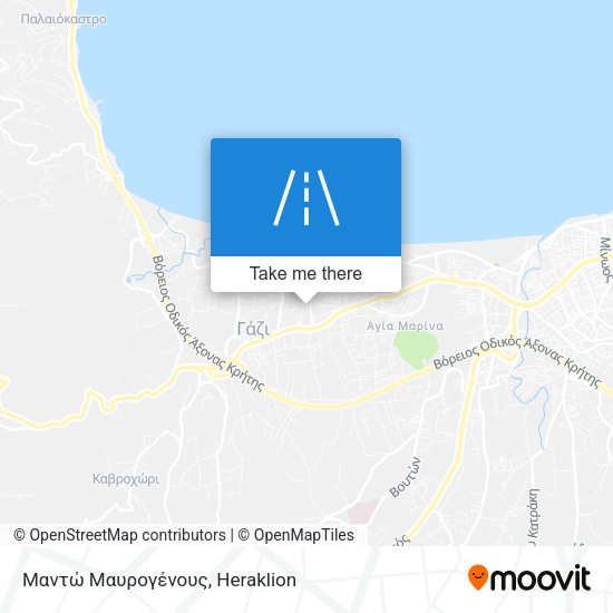 Μαντώ Μαυρογένους map