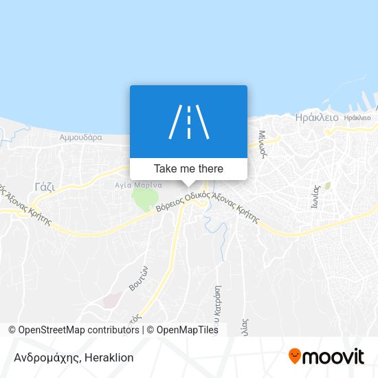 Ανδρομάχης map