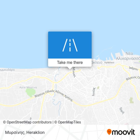 Μυρσίνης map