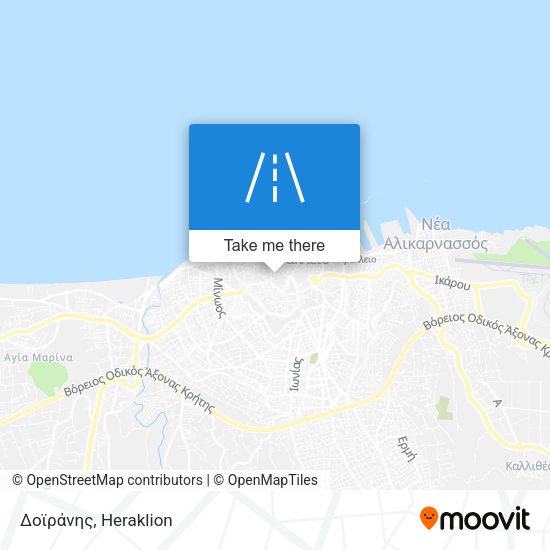 Δοϊράνης map
