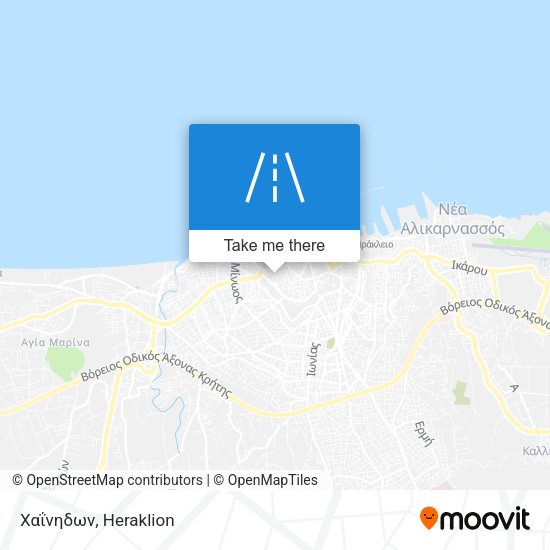 Χαΐνηδων map