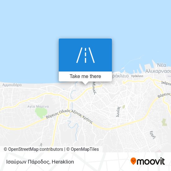 Ισαύρων Πάροδος map
