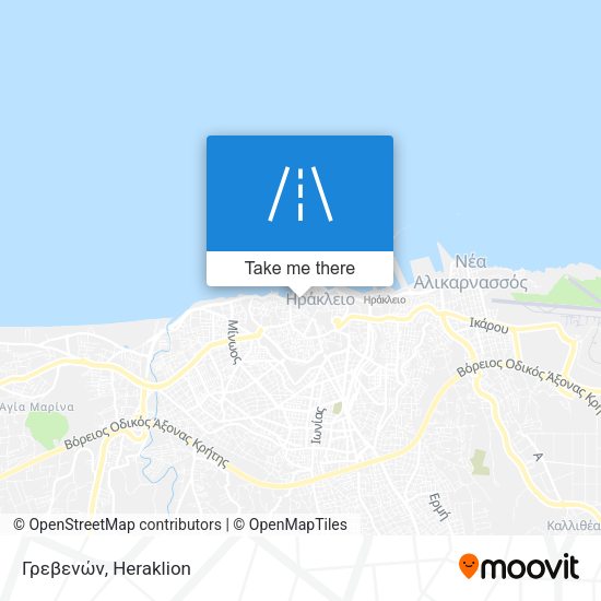 Γρεβενών map