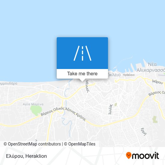 Ελύρου map