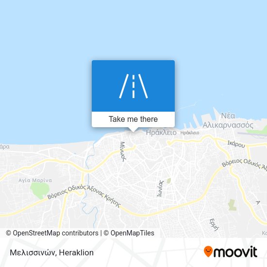 Μελισσινών map