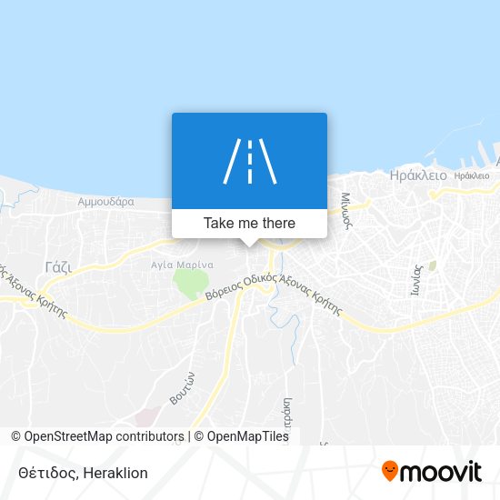 Θέτιδος map