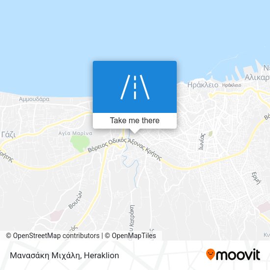 Μανασάκη Μιχάλη map