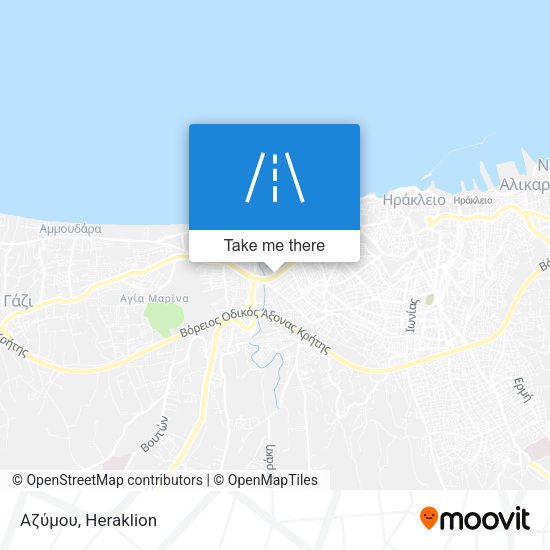 Αζύμου map