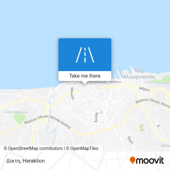 Δίκτη map