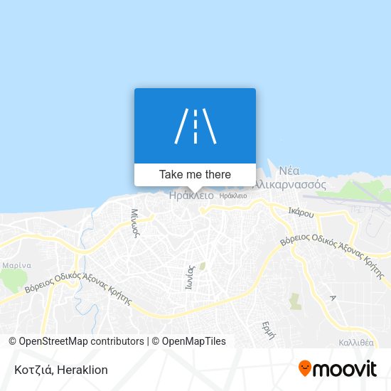 Κοτζιά map
