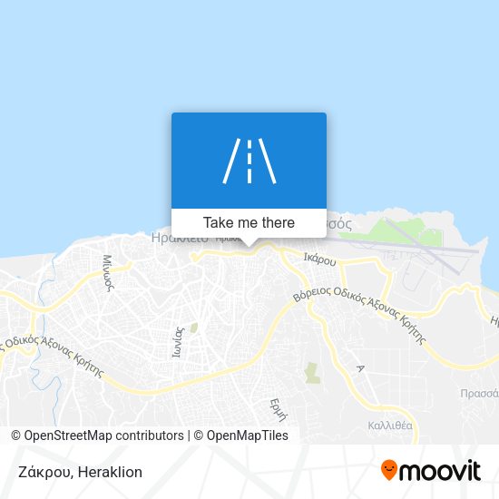 Ζάκρου map
