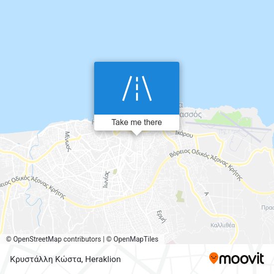 Κρυστάλλη Κώστα map