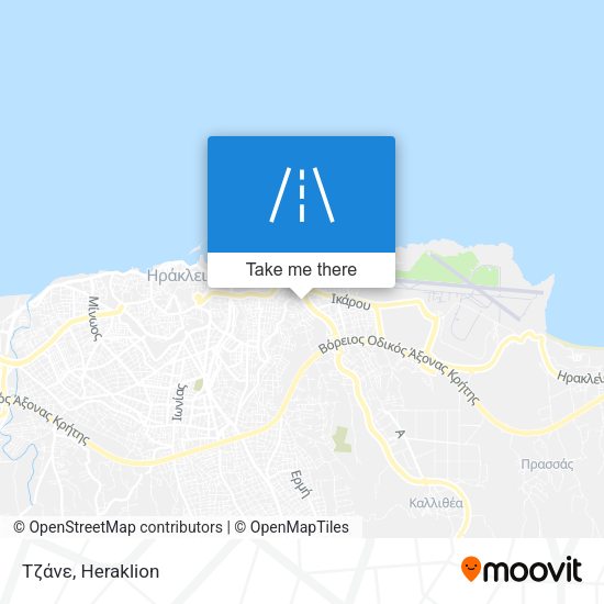 Τζάνε map