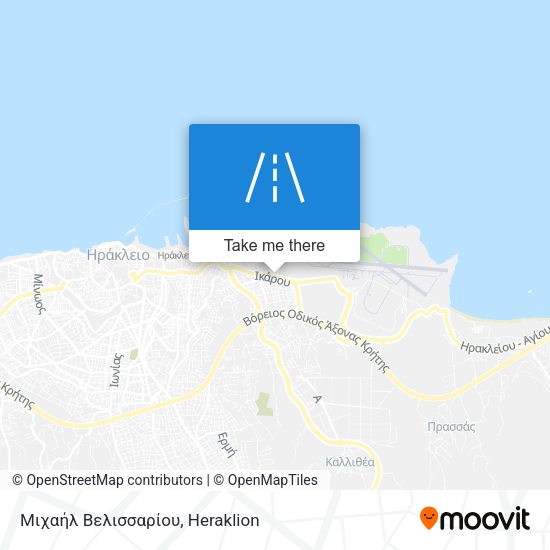 Μιχαήλ Βελισσαρίου map