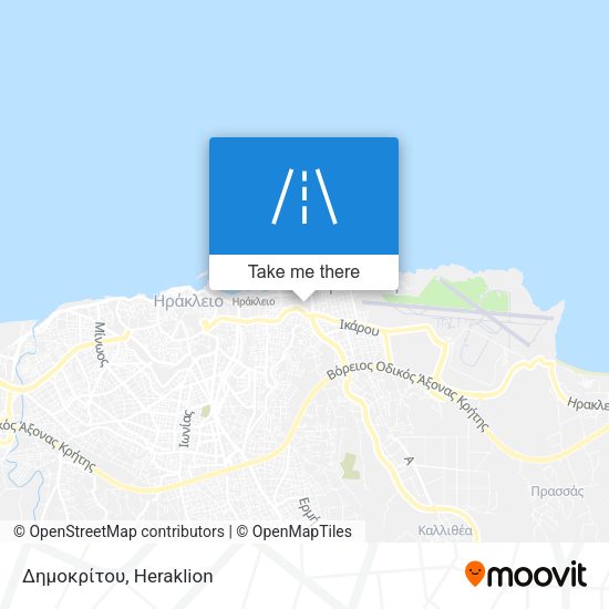 Δημοκρίτου map