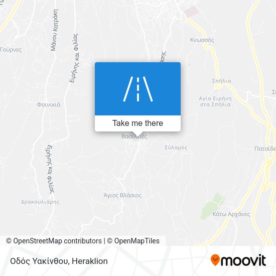 Οδός Υακίνθου map