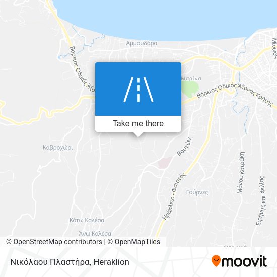 Νικόλαου Πλαστήρα map