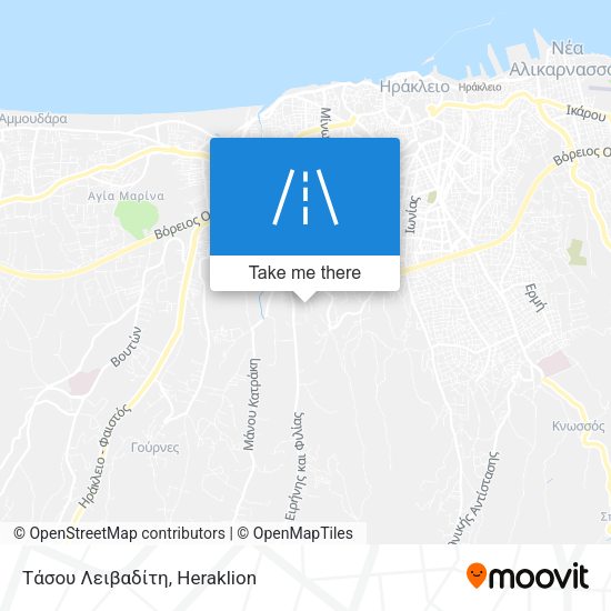Τάσου Λειβαδίτη map