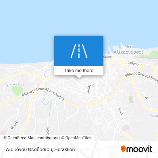 Διακόνου Θεοδοσίου map