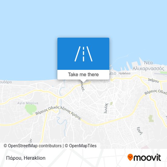 Πάρου map