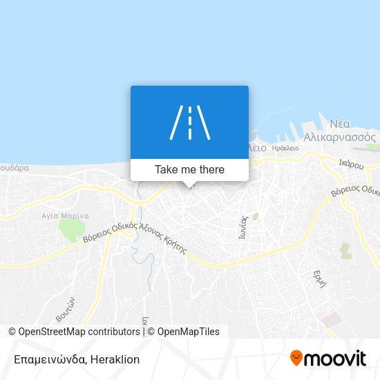 Επαμεινώνδα map