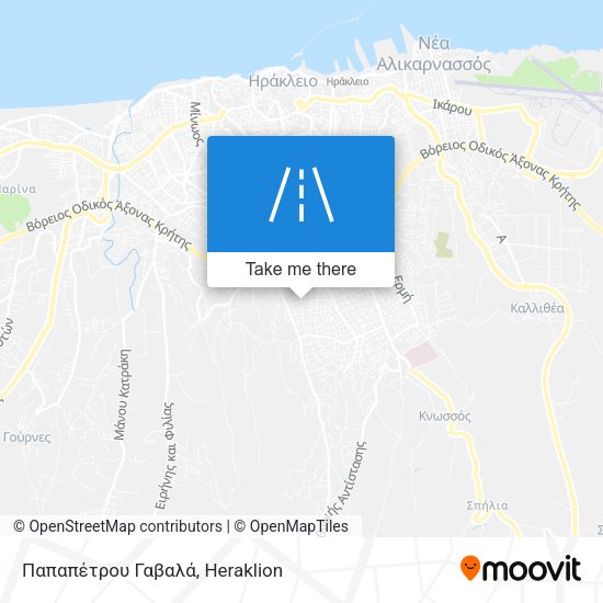 Παπαπέτρου Γαβαλά map