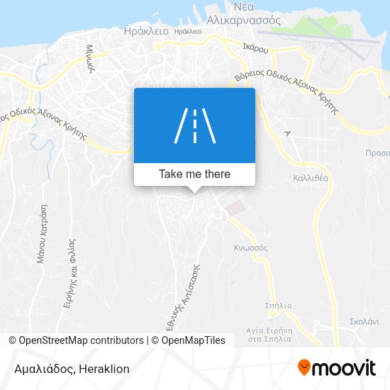 Αμαλιάδος map