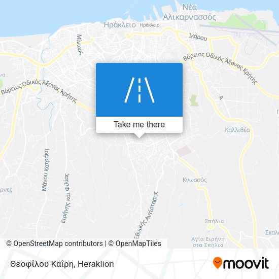 Θεοφίλου Καΐρη map