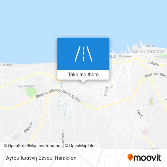 Αγίου Ιωάννη Ξένου map