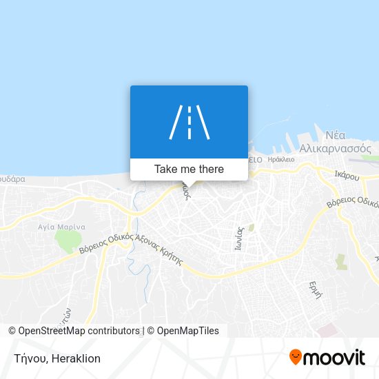 Τήνου map