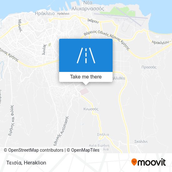 Τεισία map