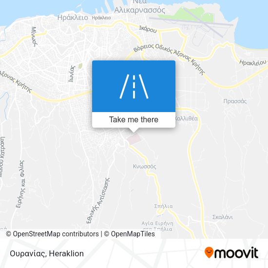Ουρανίας map