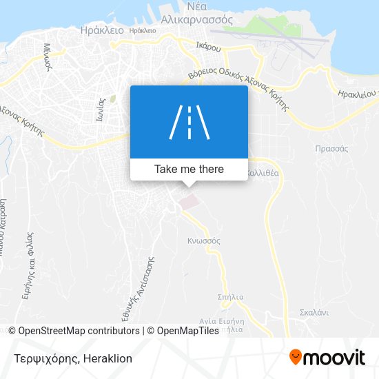 Τερψιχόρης map