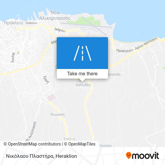 Νικόλαου Πλαστήρα map