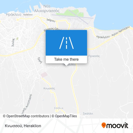 Κνωσσού map