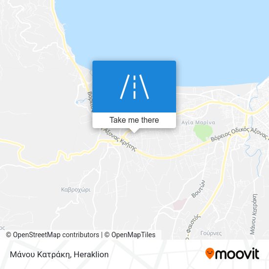 Μάνου Κατράκη map