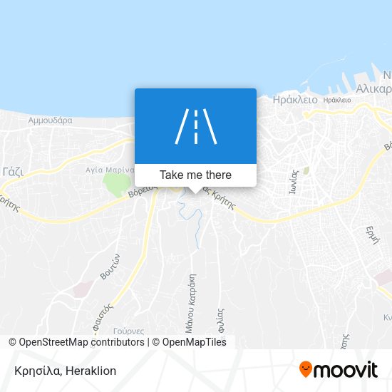 Κρησίλα map
