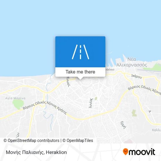 Μονής Παλιανής map