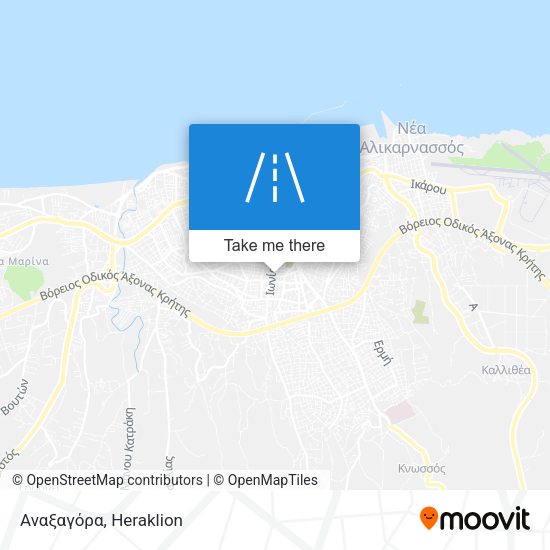 Αναξαγόρα map