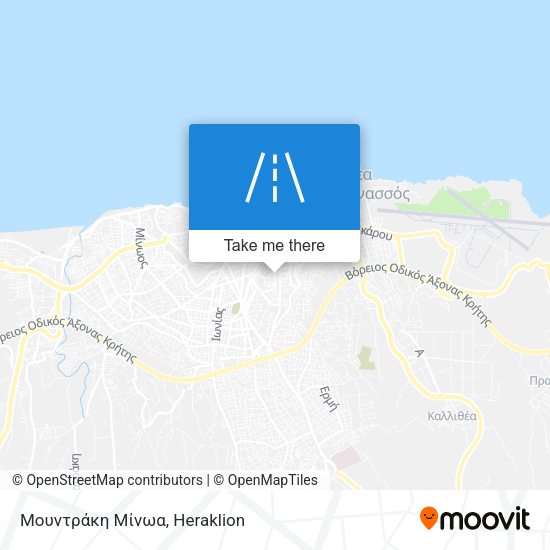 Μουντράκη Μίνωα map