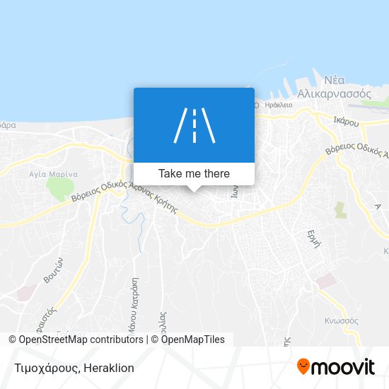 Τιμοχάρους map