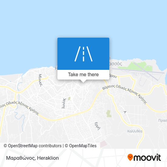 Μαραθώνος map