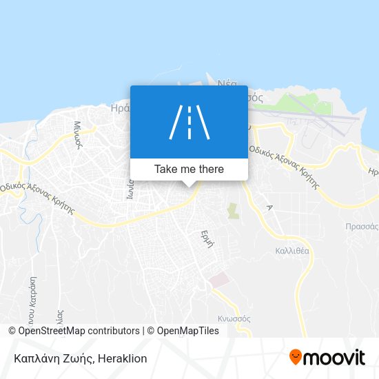 Καπλάνη Ζωής map