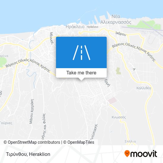 Τιρύνθου map