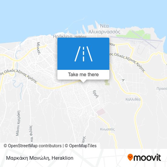 Μαρκάκη Μανώλη map
