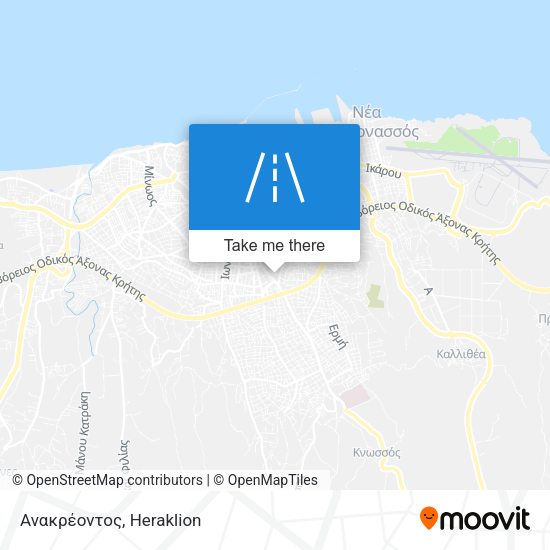 Ανακρέοντος map